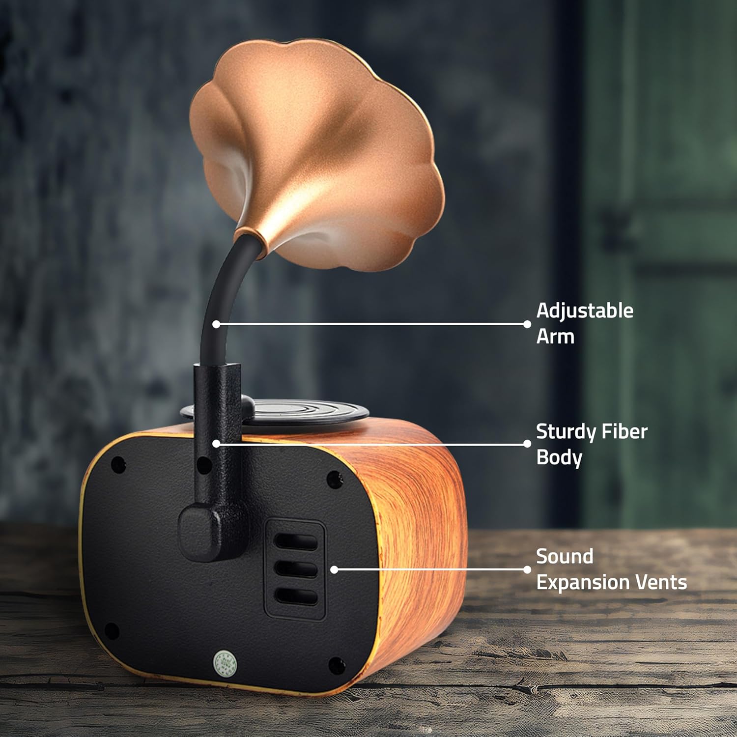 VINTAGE GRAMOPHON BLUETOOTH SPEAKER