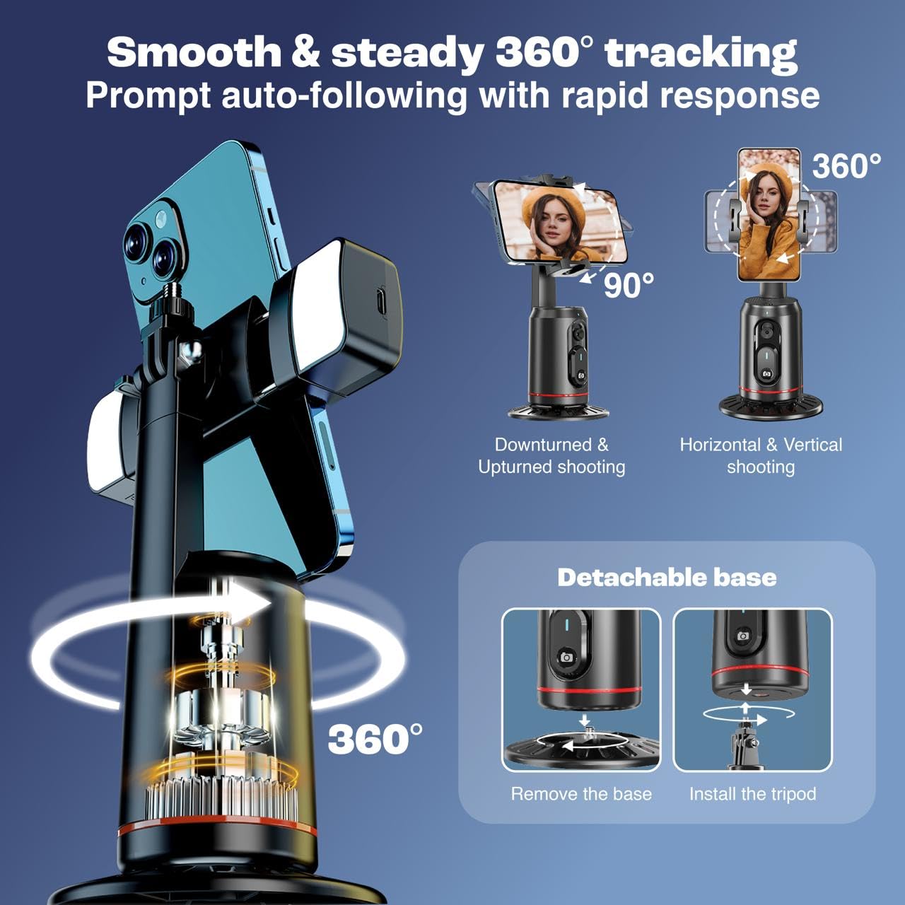 MULTI FUNCTIONAL SMART TRIPOD FOR CONTENT CREATORS