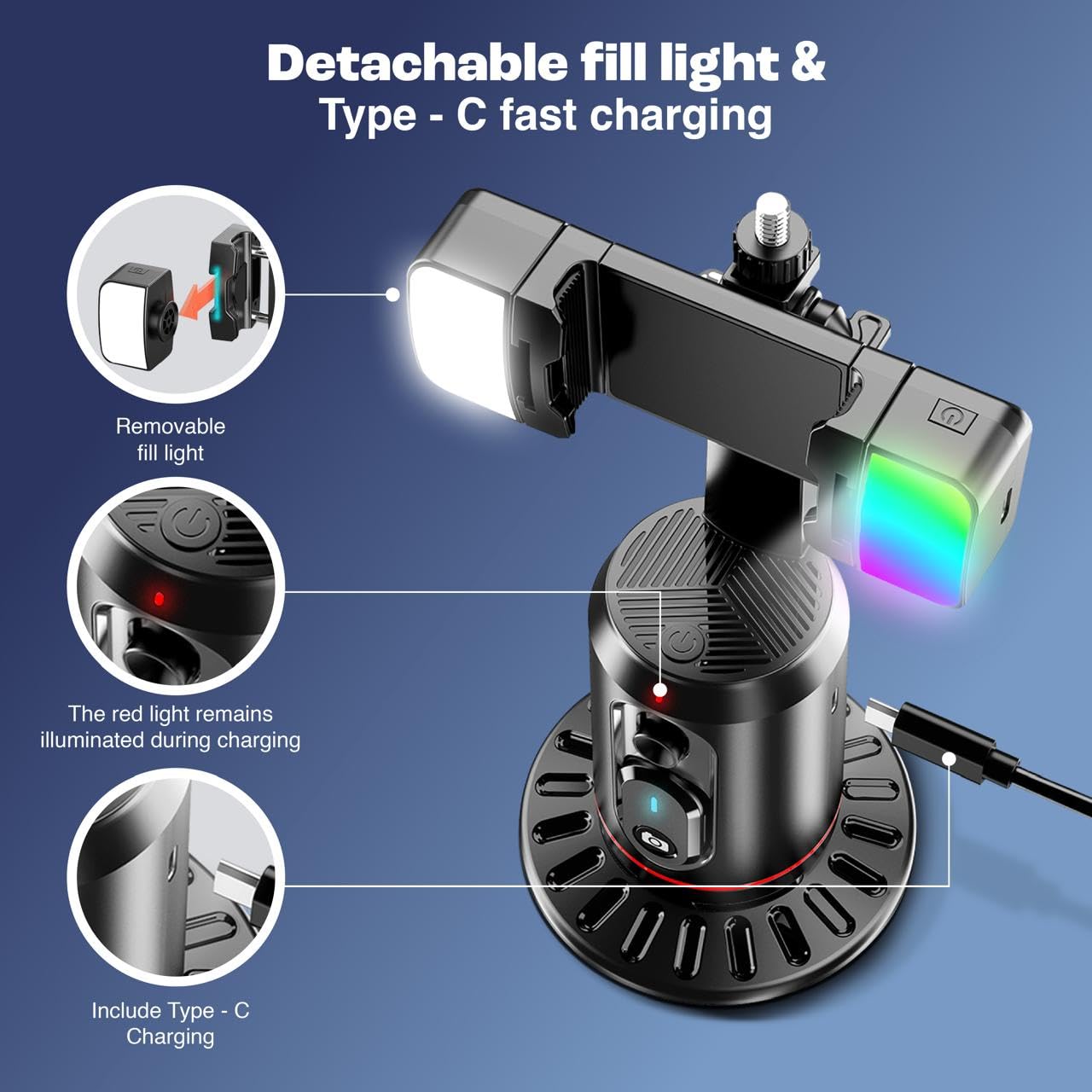 MULTI FUNCTIONAL SMART TRIPOD FOR CONTENT CREATORS